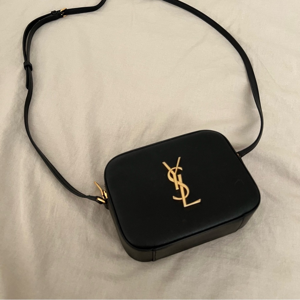 Yves Saint Laurent Black Crossbody Camera Bag